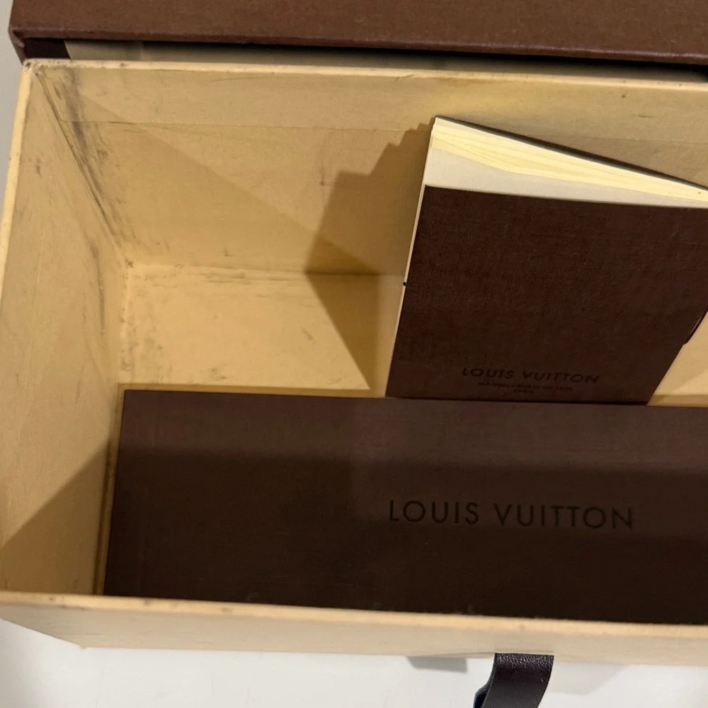 Louis Vuitton Brown Top Box Eyeglasses box with LV guide mini guide books